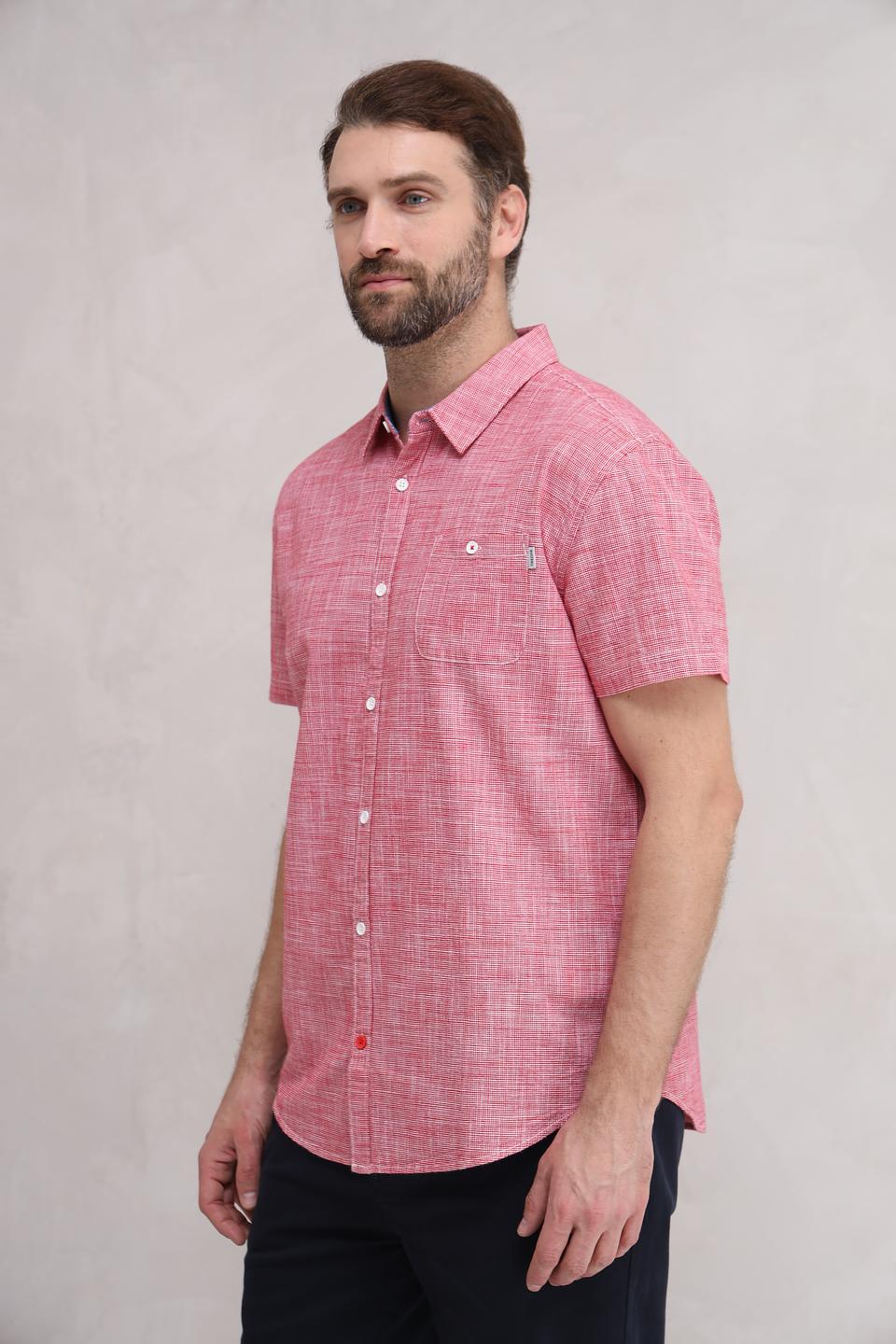 Рубашка кр Time Zone в клетку