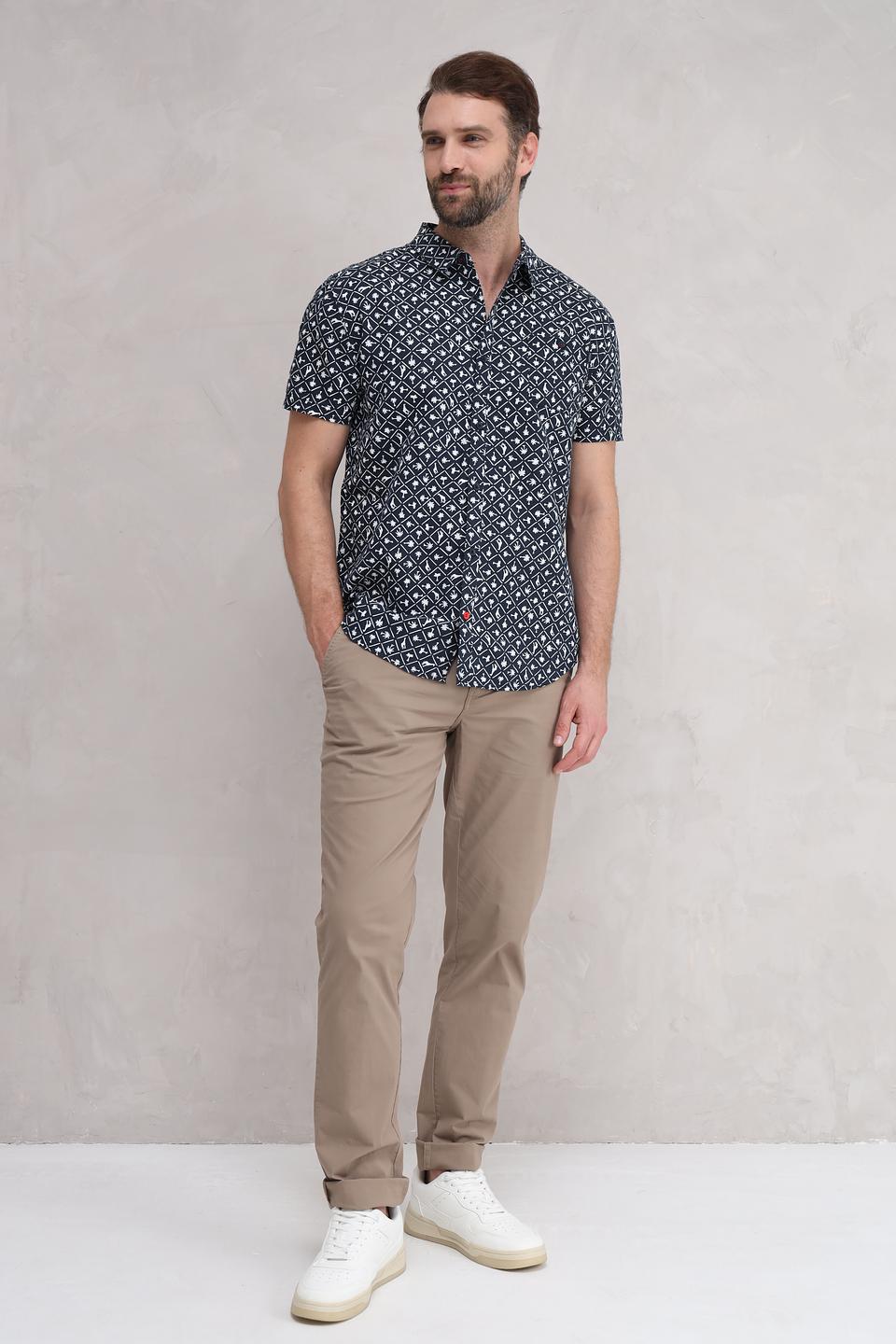 Рубашка кр Time Zone с принтом