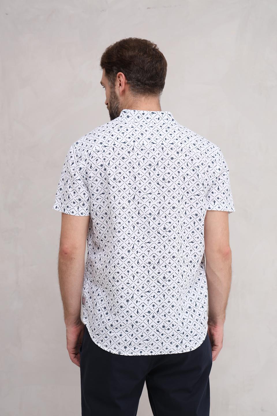 Рубашка кр Time Zone с принтом