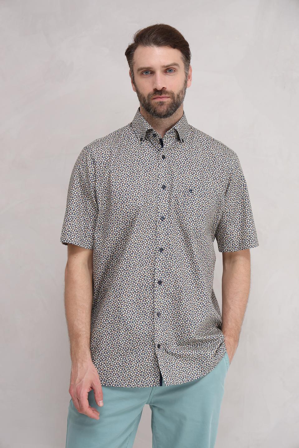 Рубашка кр Casa Moda с принтом