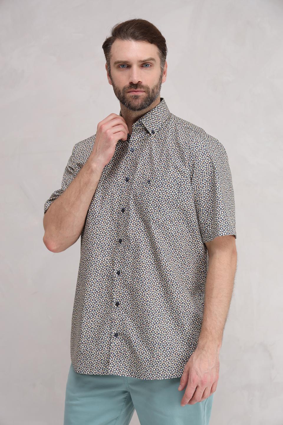 Рубашка кр Casa Moda с принтом