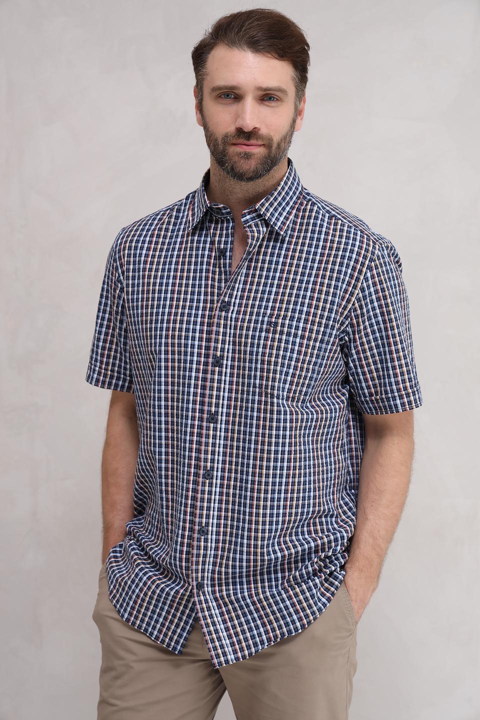 Рубашка кр Casa Moda в клетку