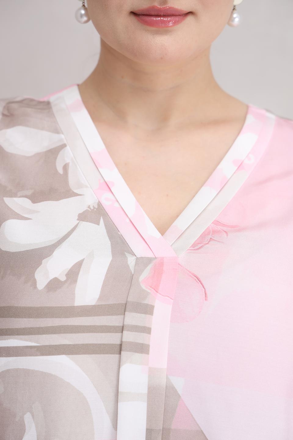 Блуза Frank Walder с цветочным принтом