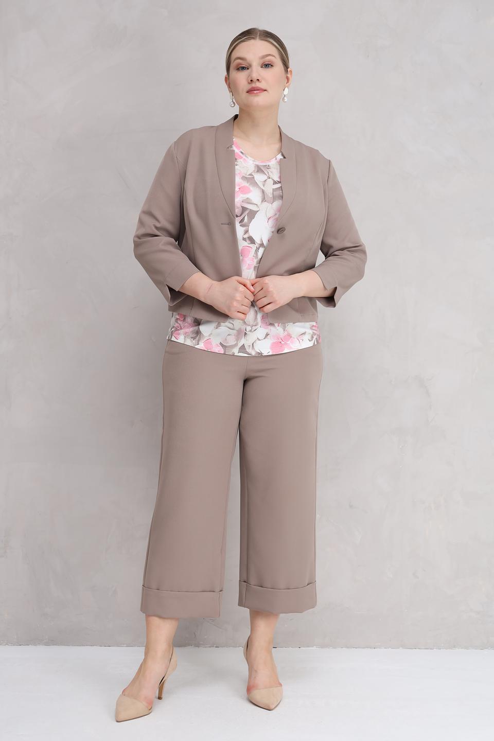 Жакет Frank Walder приталенный бежевый