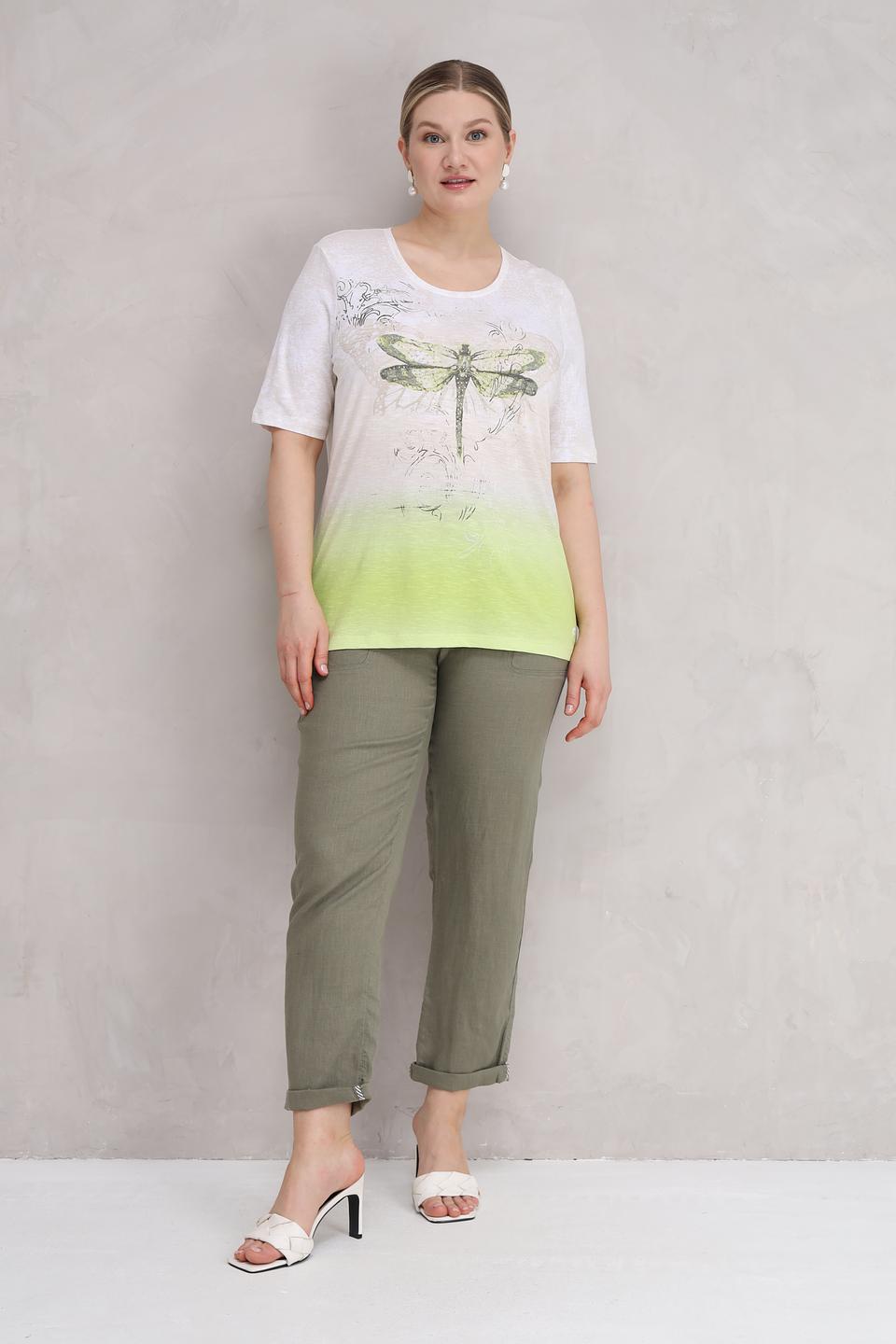 Футболка Olsen с принтом стрекозы