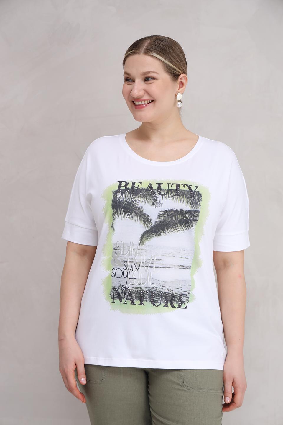 Футболка Olsen с принтом