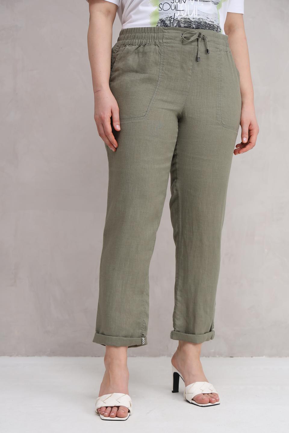 Брюки кл Olsen хаки