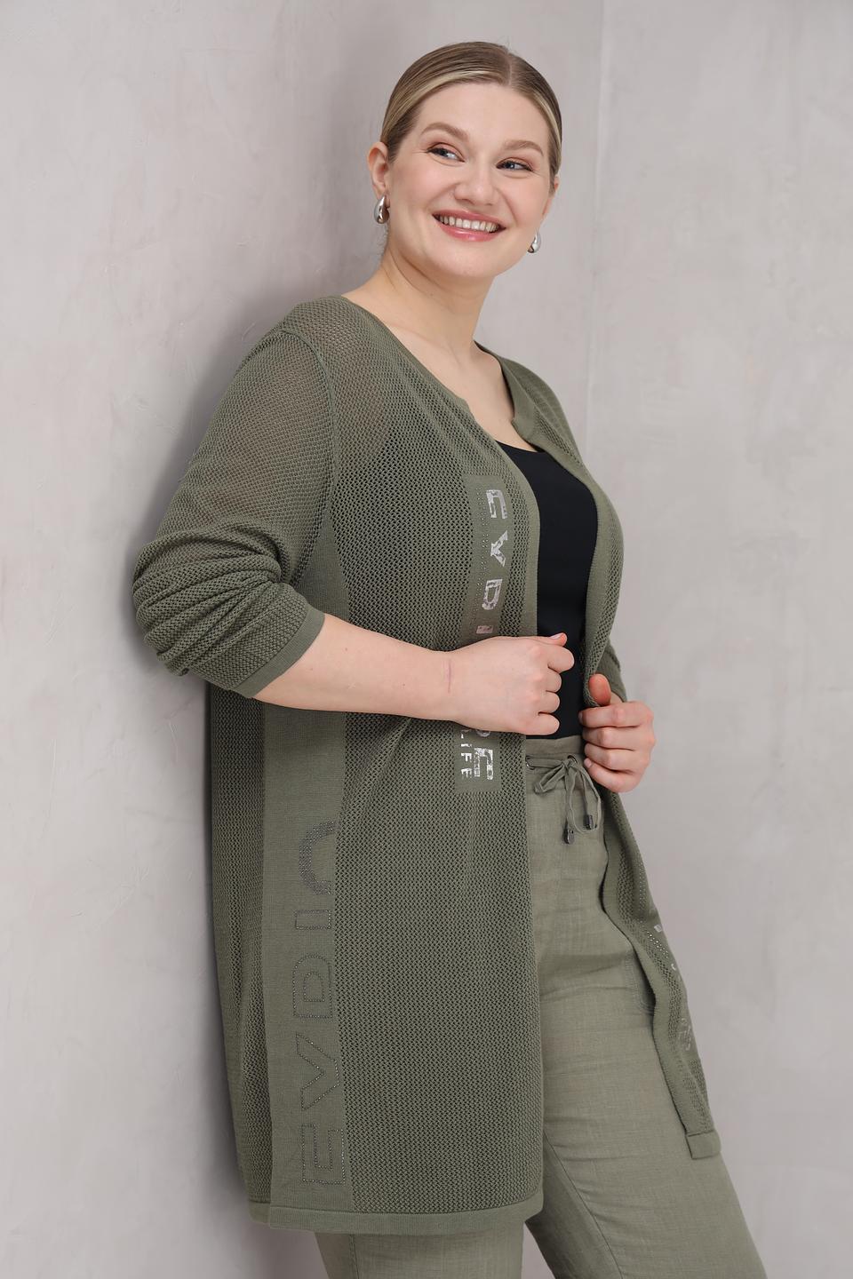 Жакет Rabe collection оливковый