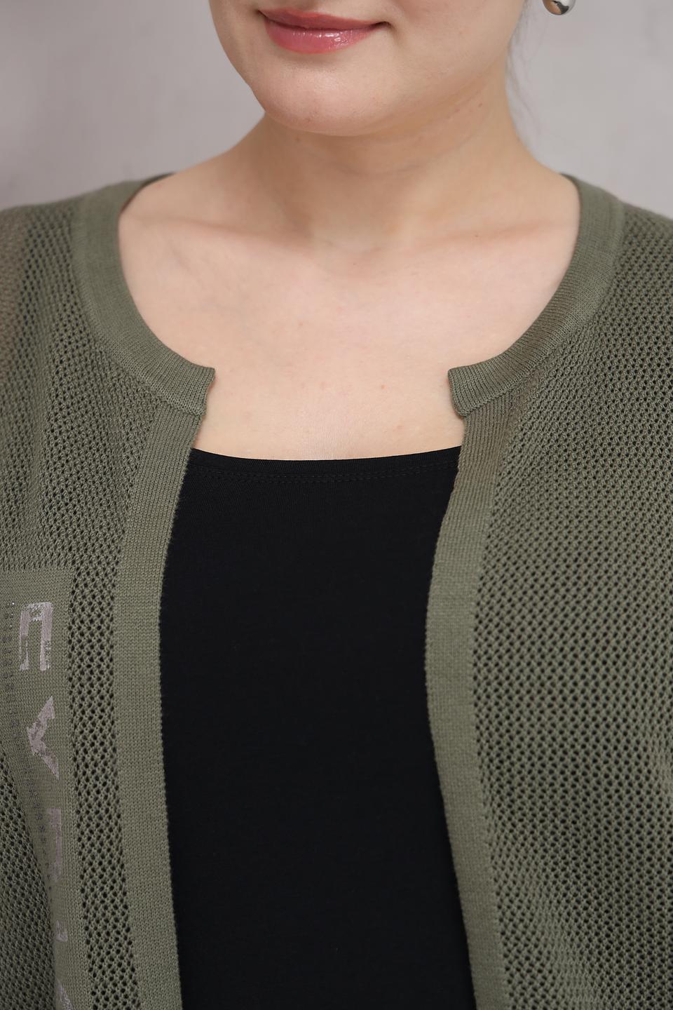 Жакет Rabe collection оливковый