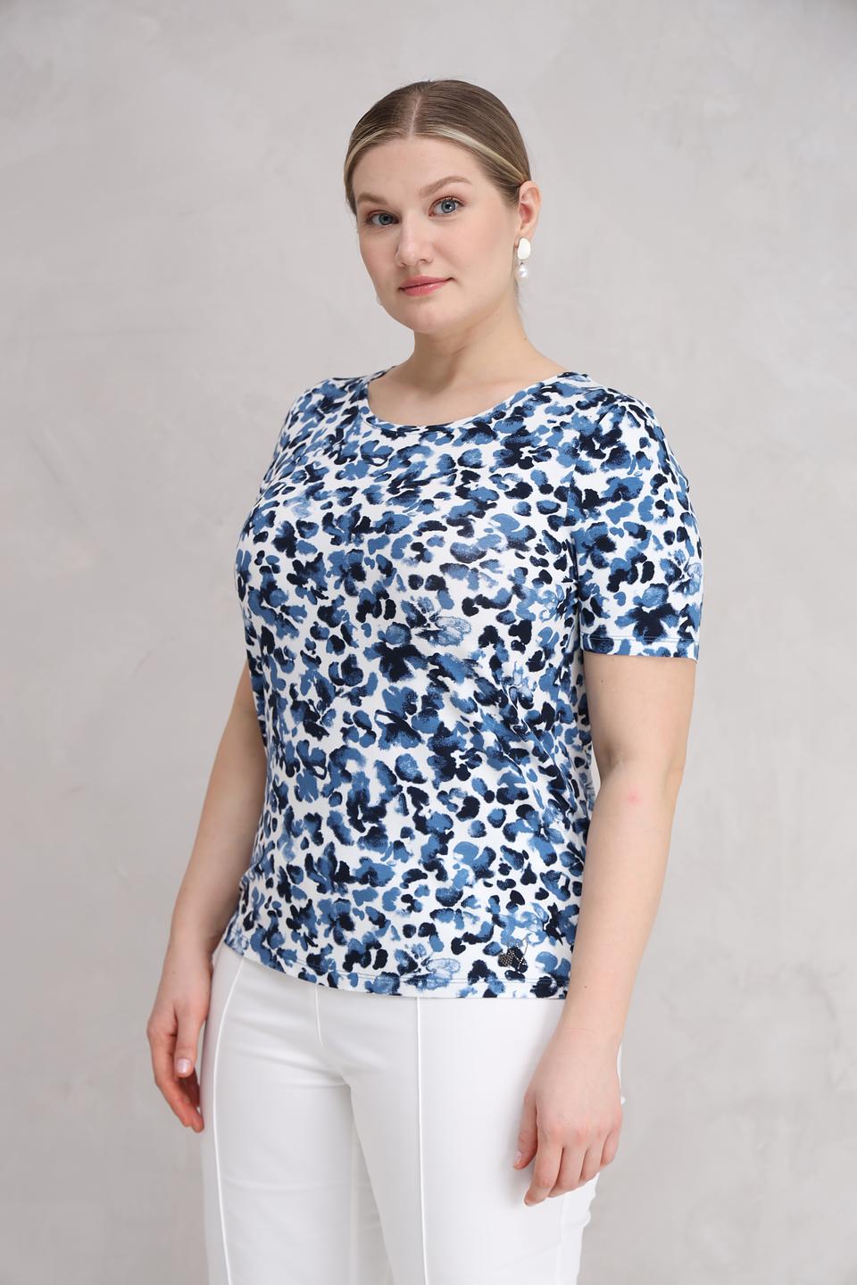 Футболка Barbara Lebek с цветочным принтом