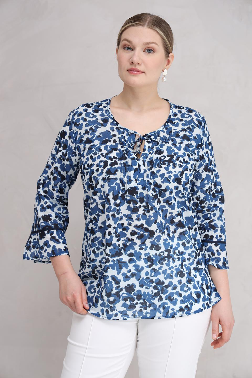 Блуза Lebek с принтом