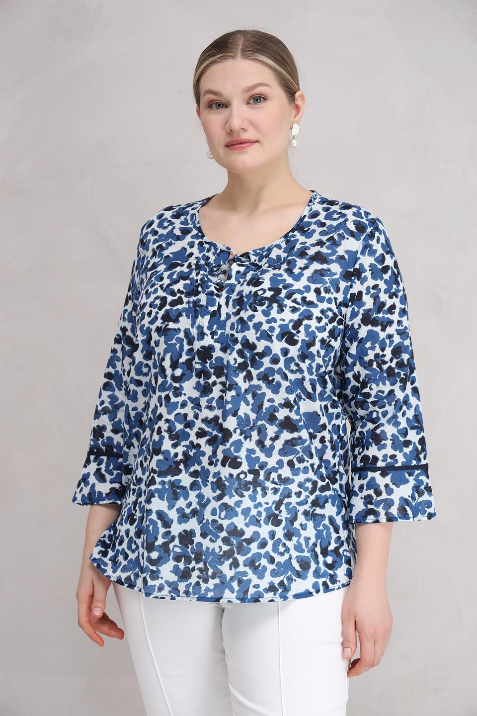 Блуза Lebek с принтом