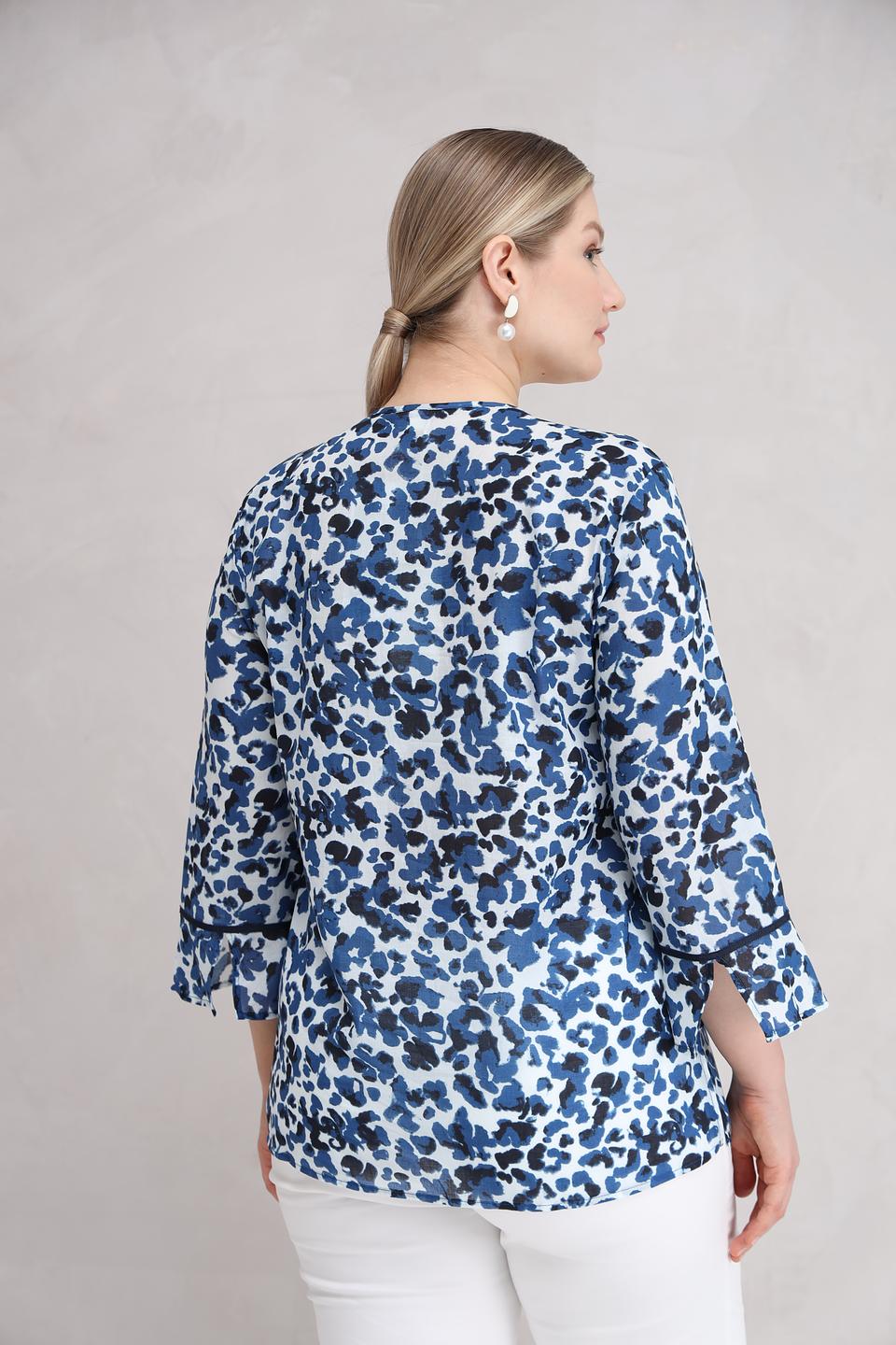 Блуза Lebek с принтом