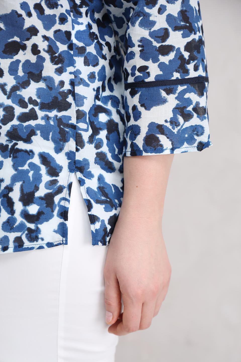 Блуза Lebek с принтом