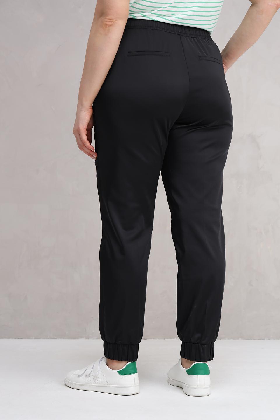 Брюки Lecomte чёрные с манжетами