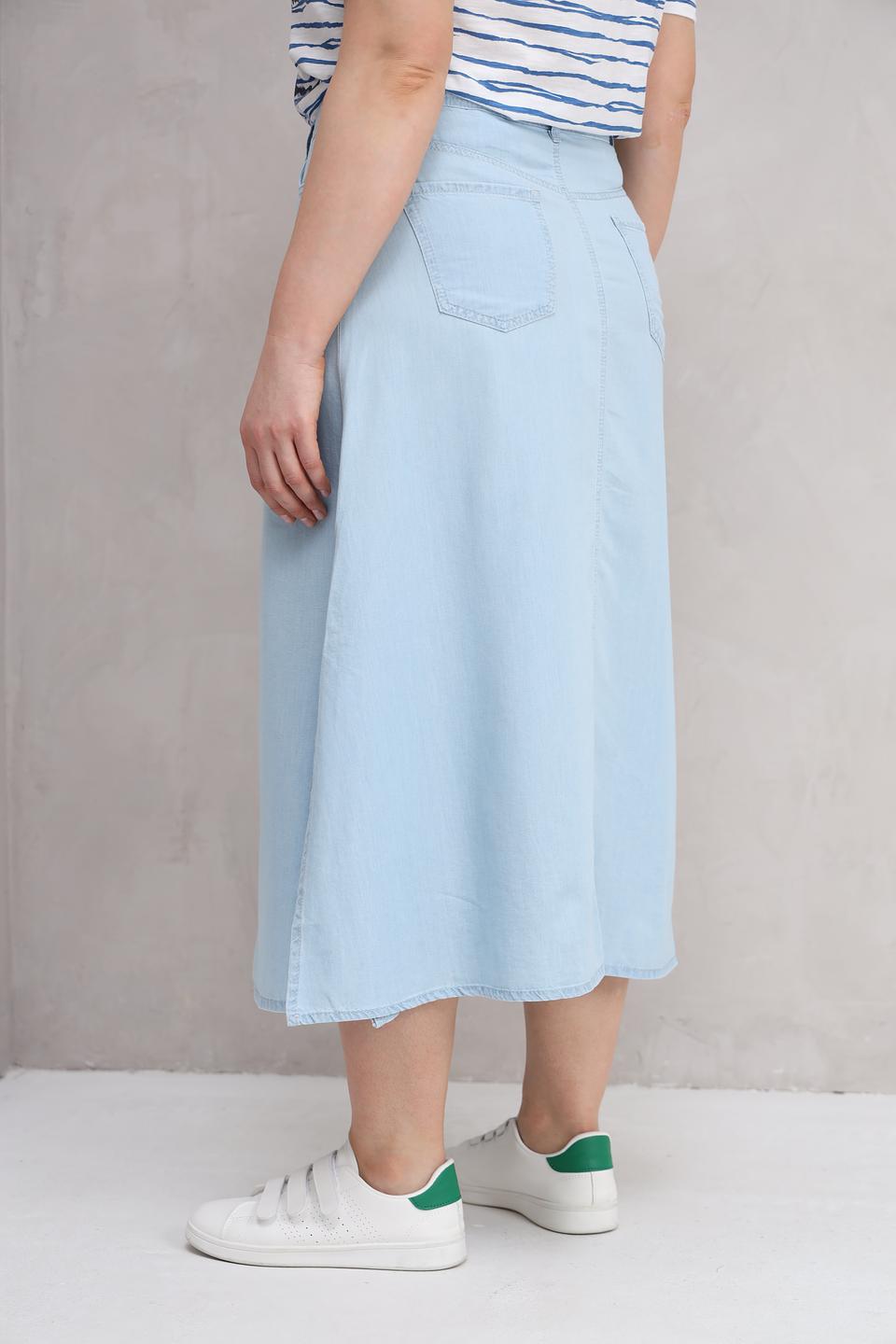 Юбка Barbara Lebek голубая