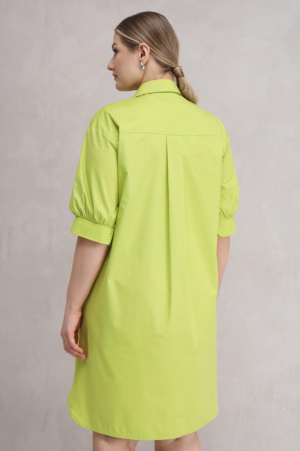 Платье-рубашка Lecomte лайм