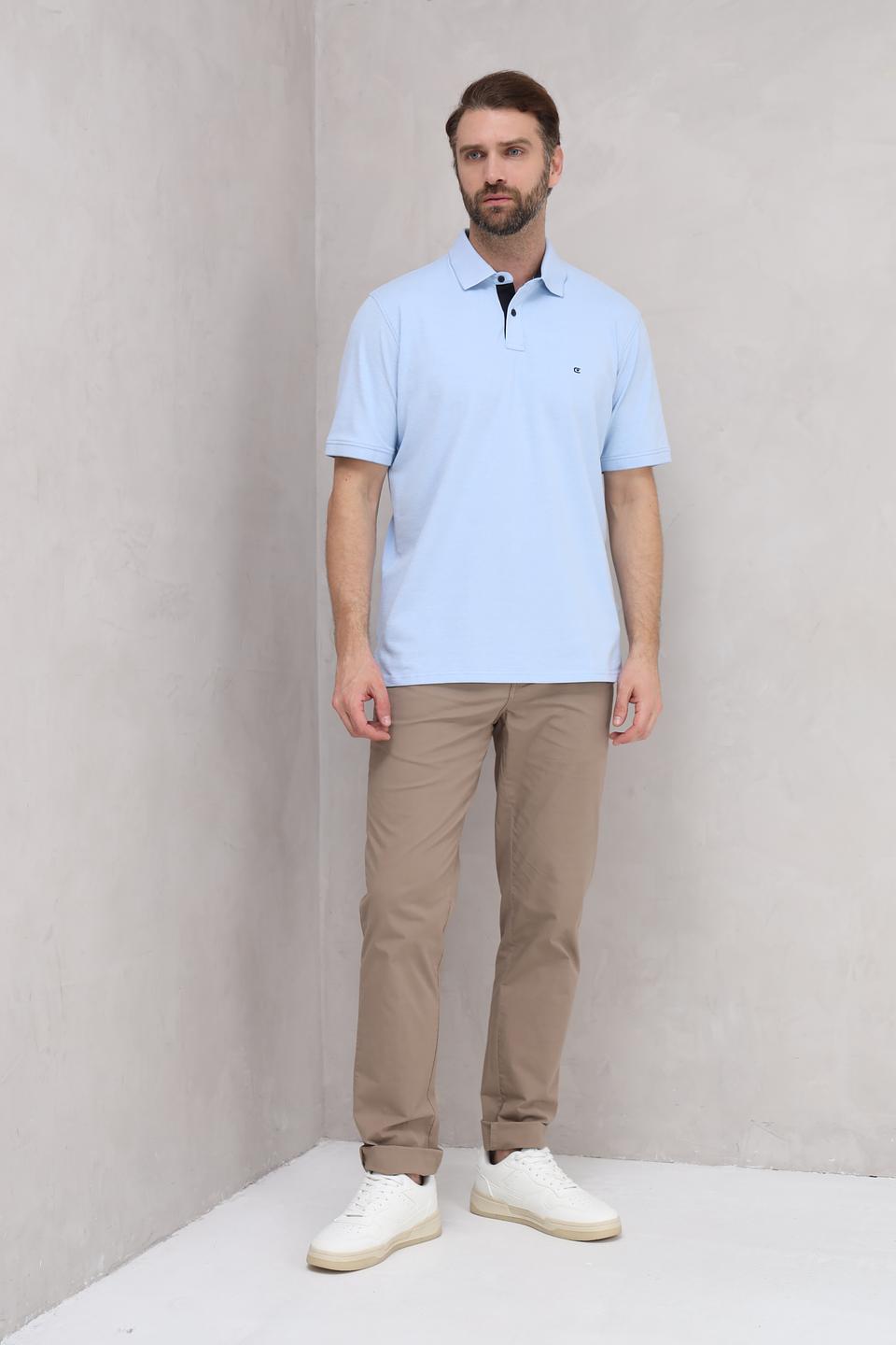 Поло Casa Moda голубое