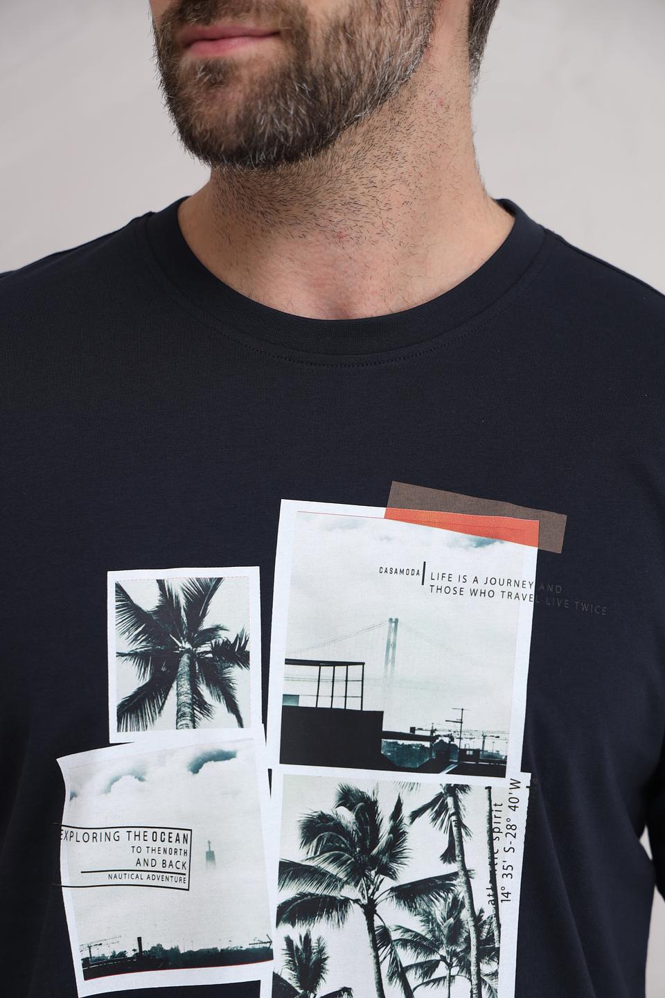 Футболка Casa Moda с принтом