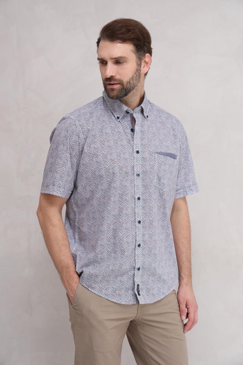 Рубашка кр Casa Moda с принтом