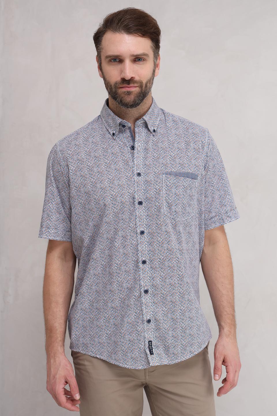 Рубашка кр Casa Moda с принтом