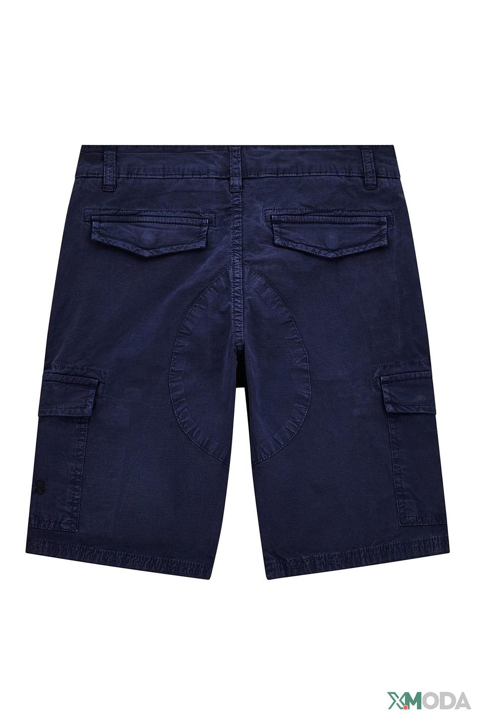 Шорты Guess синие с карманами