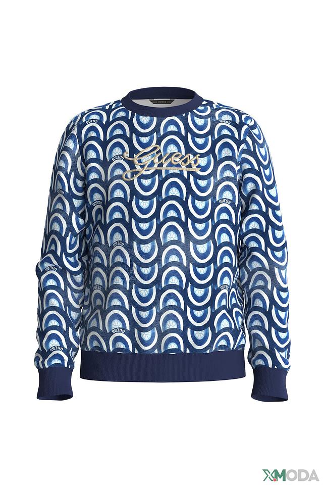 Джемпер Guess с принтом