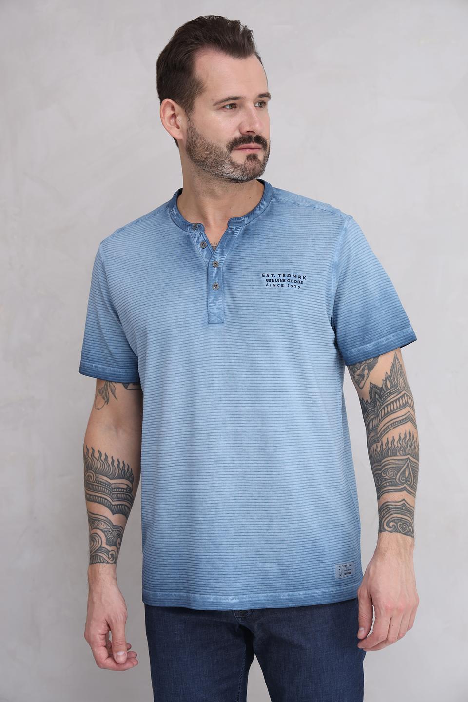 Футболка Lerros полосатая голубая