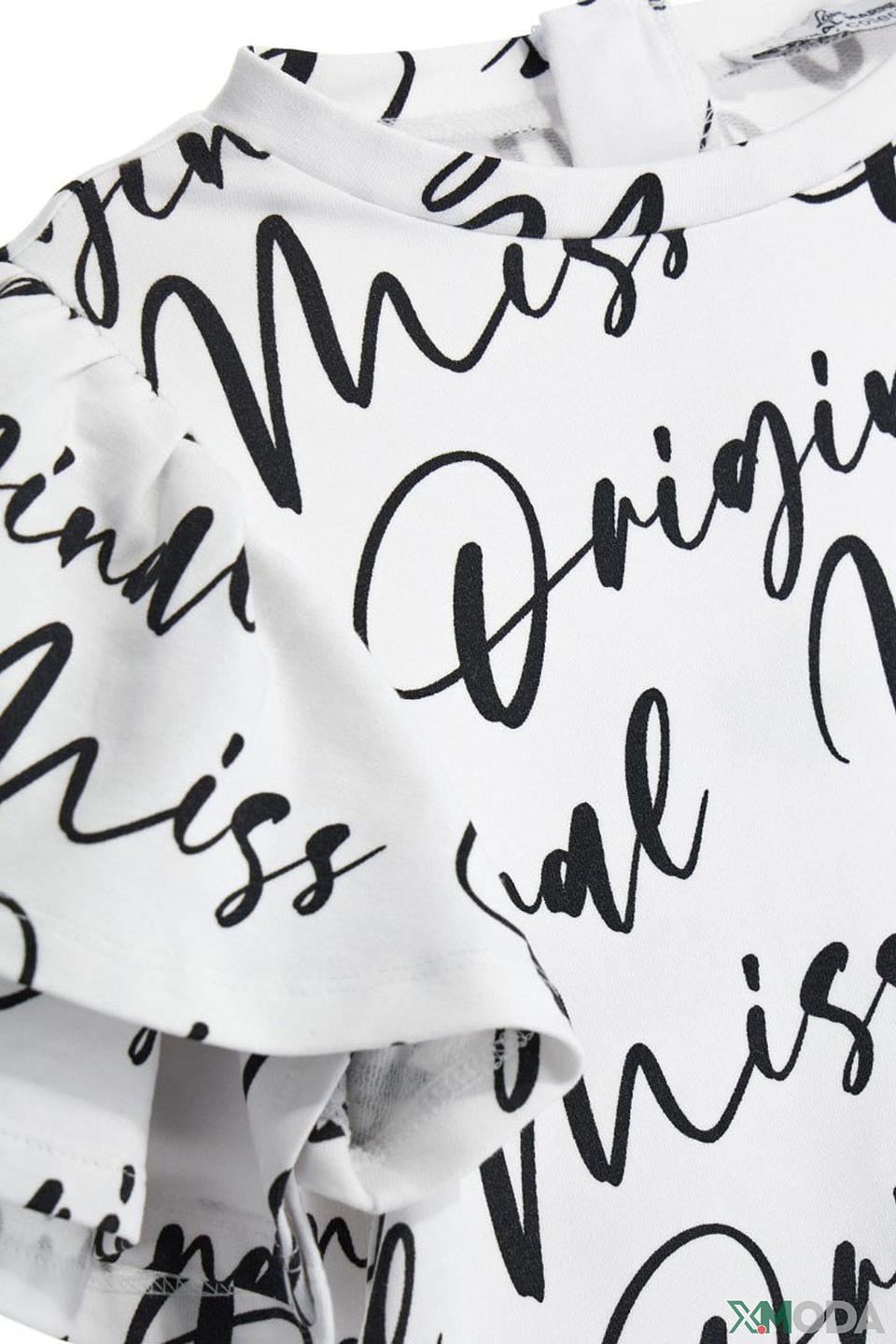 Платье Original Marines дев. с принтом белый