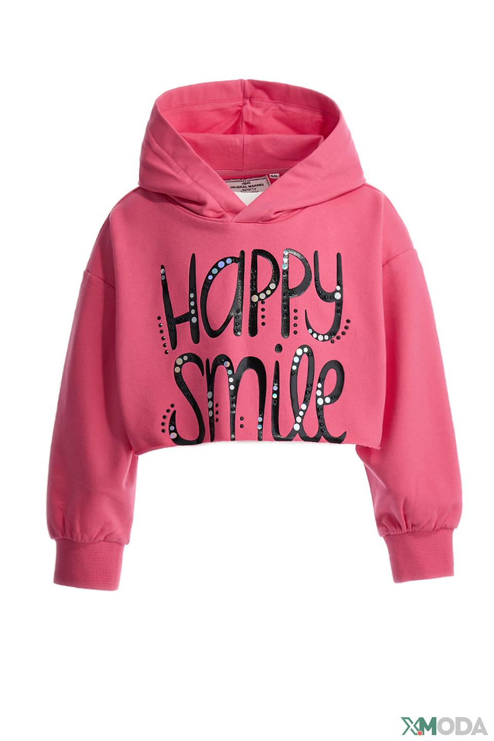 Толстовка Original Marines дев. розовая с принтом