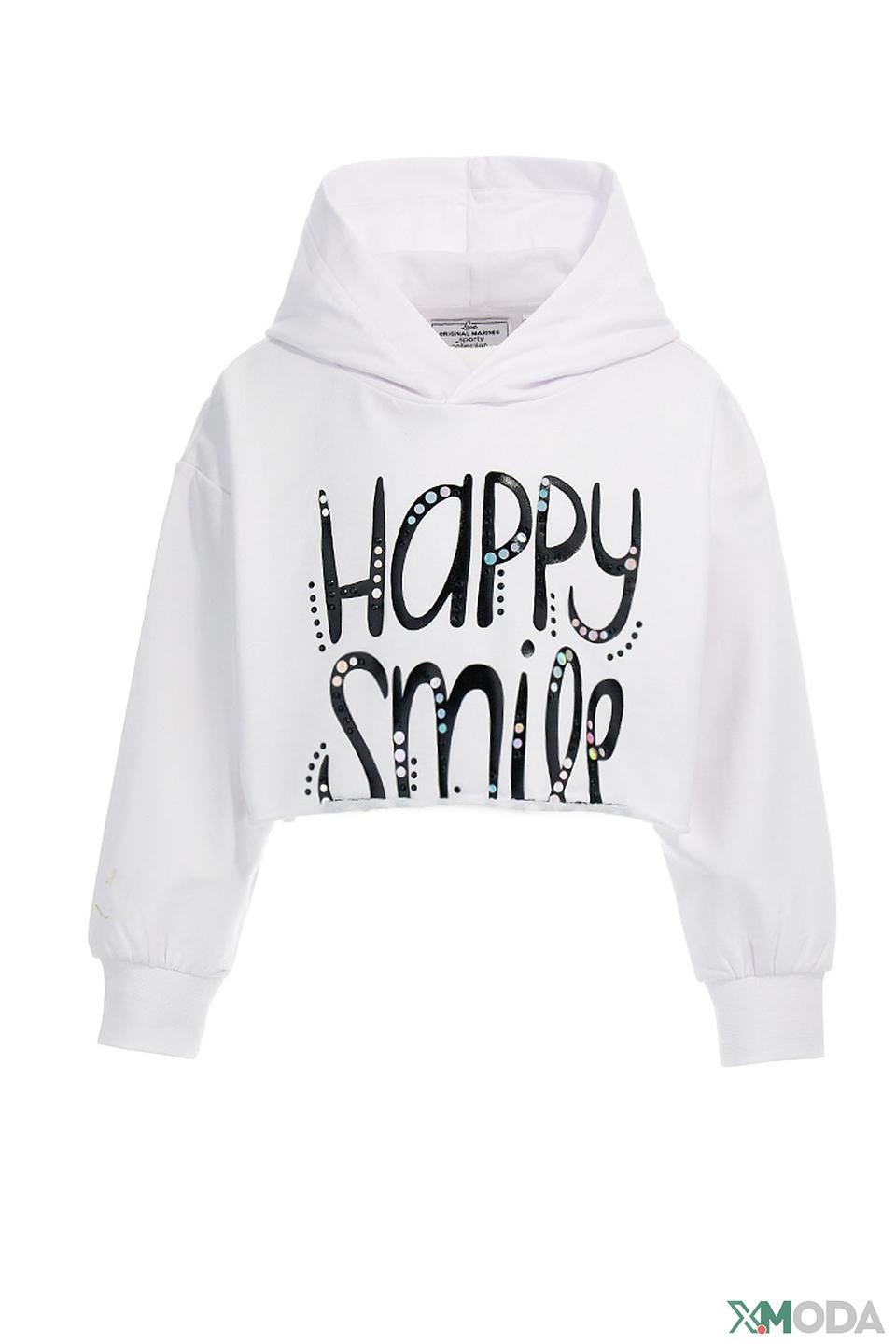 Толстовка Original Marines дев. белая с принтом
