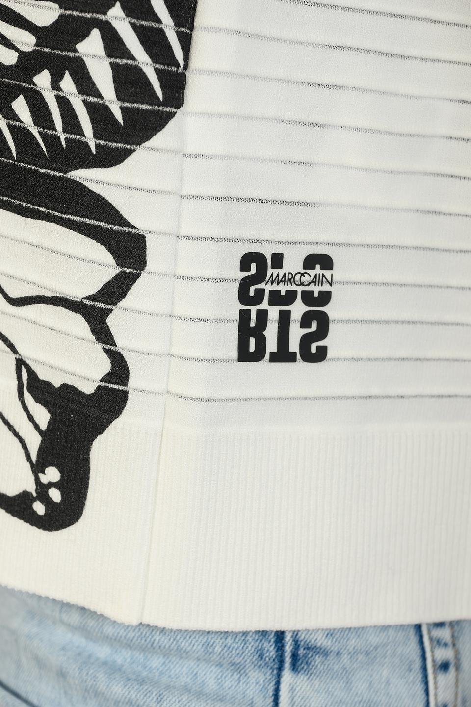 Пуловер Marc Cain с принтом