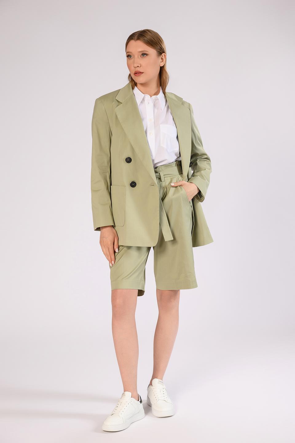 Жакет Windsor женский оверсайз зелёный