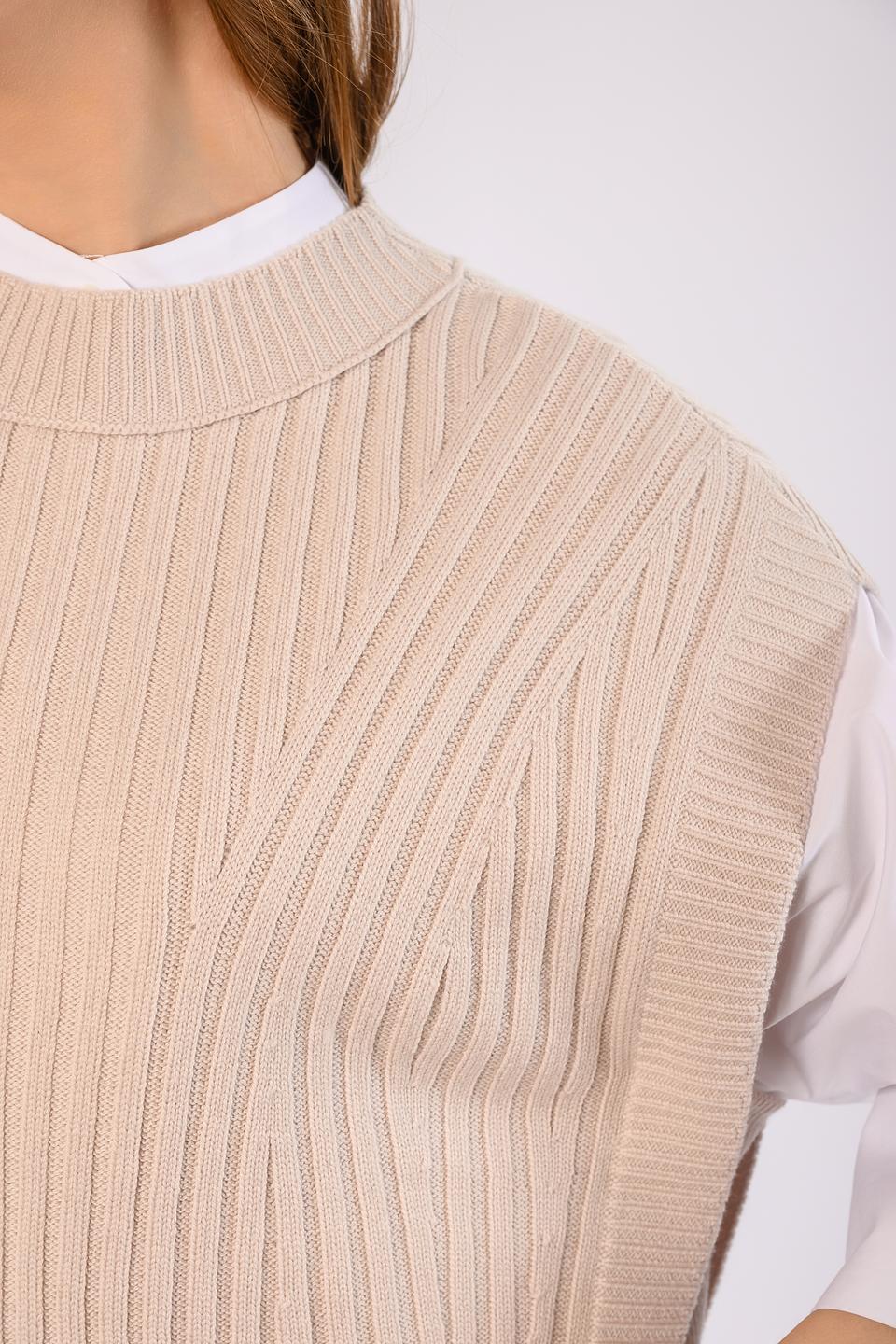 Джемпер-жилет Windsor бежевый