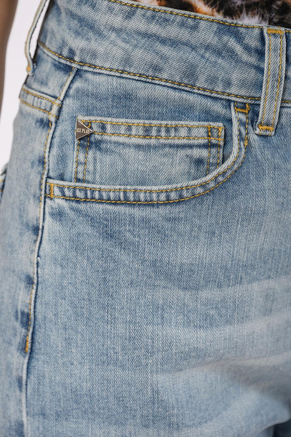 Брюки Ice Play джинсовые с потертостями