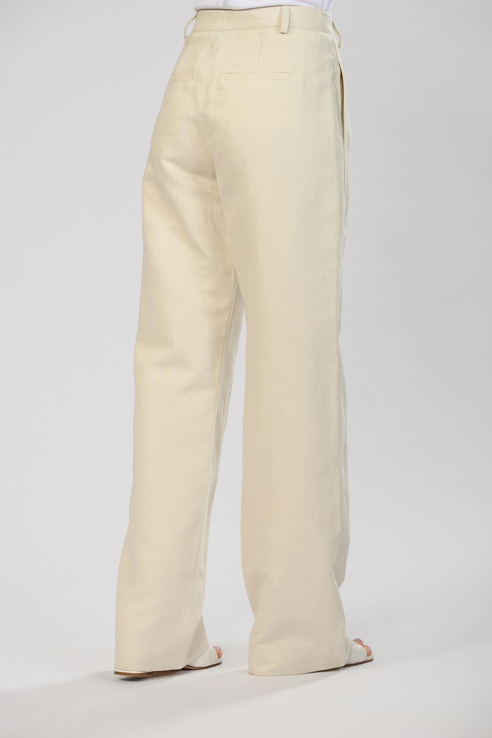 Брюки палаццо Malej бежевые