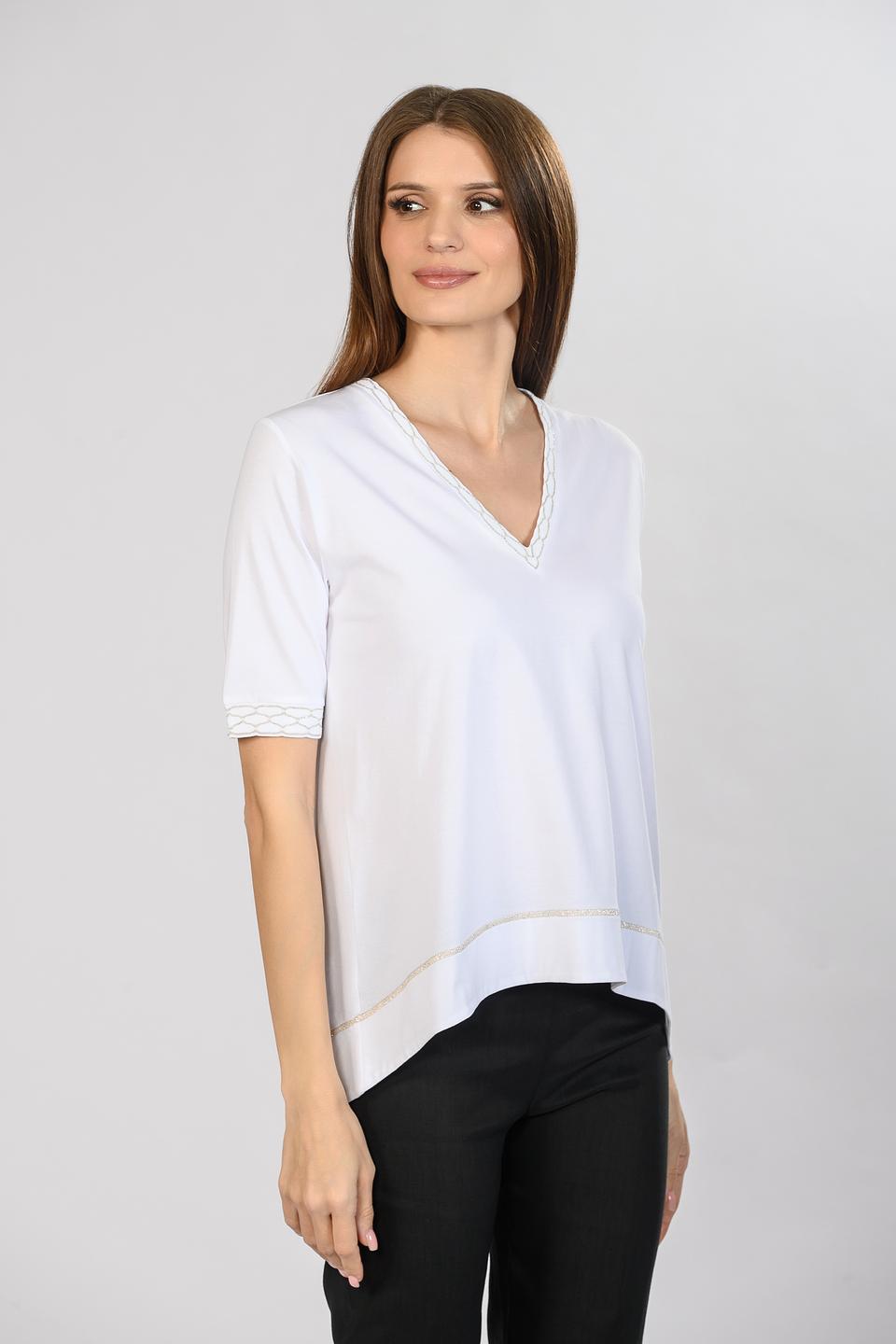 Футболка D. Exterior жен. с V-образным вырезом