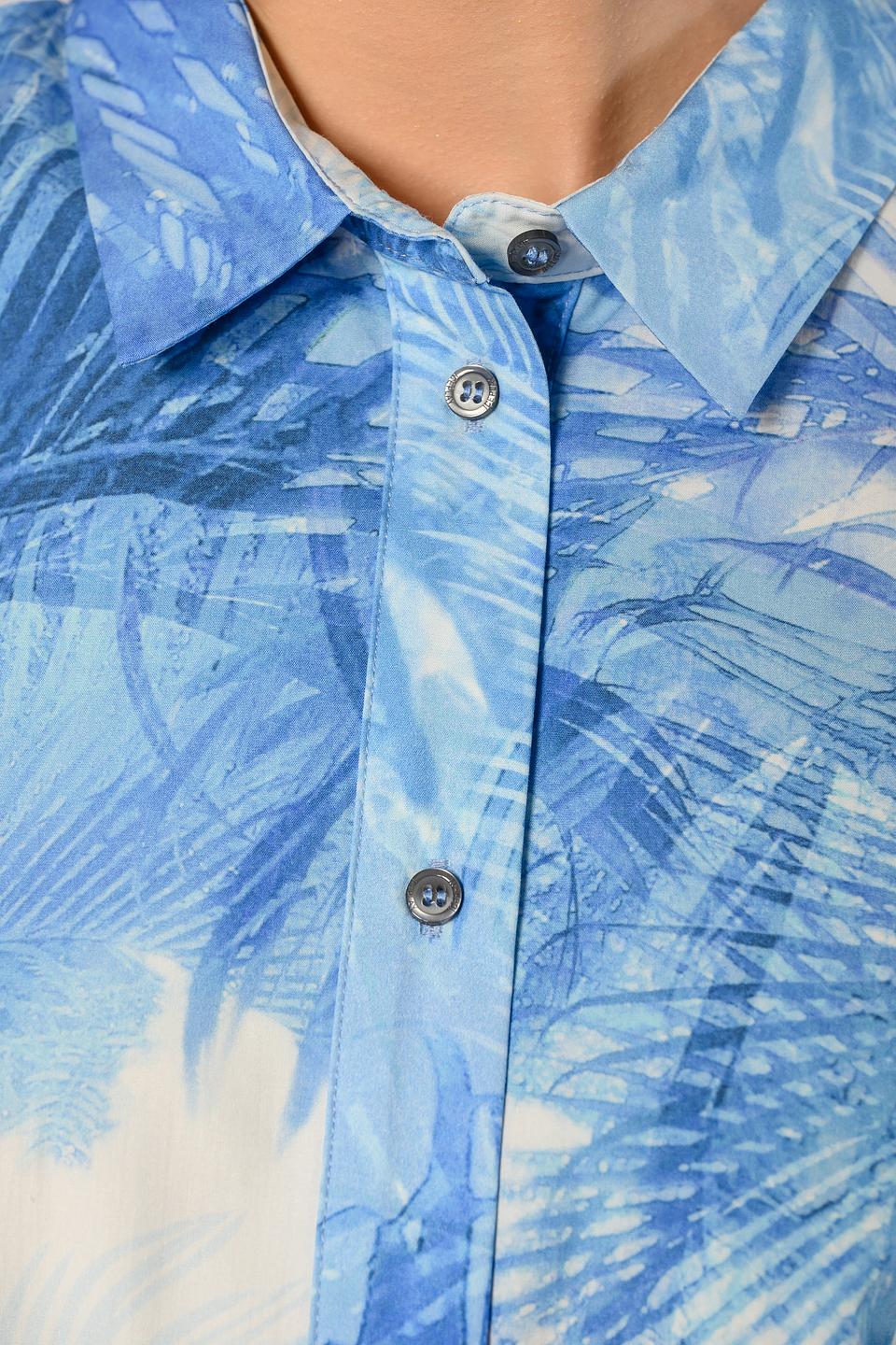 Блуза Ice Play с принтом голубой