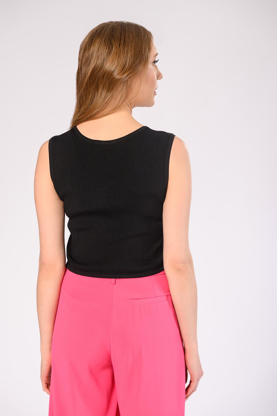 Топ Silvian Heach женский черный