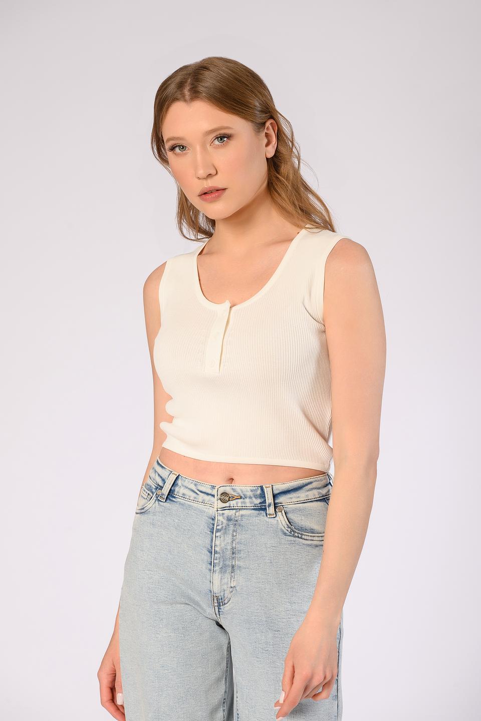 Топ Silvian Heach женский бежевый