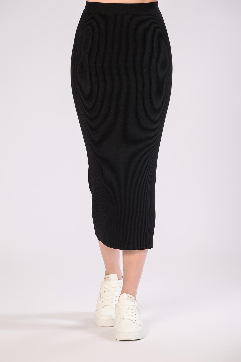 Юбка Silvian Heach чёрная трикотажная