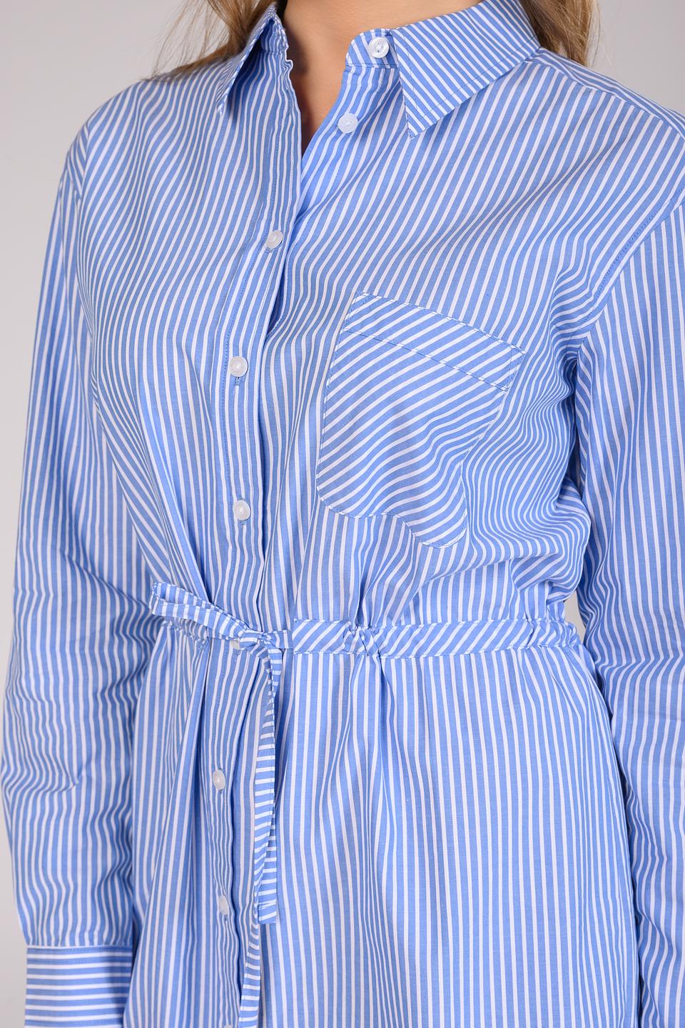 Блуза Silvian Heach в полоску голубой