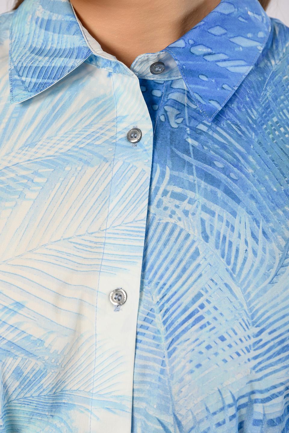 Платье Ice Play с принтом голубой