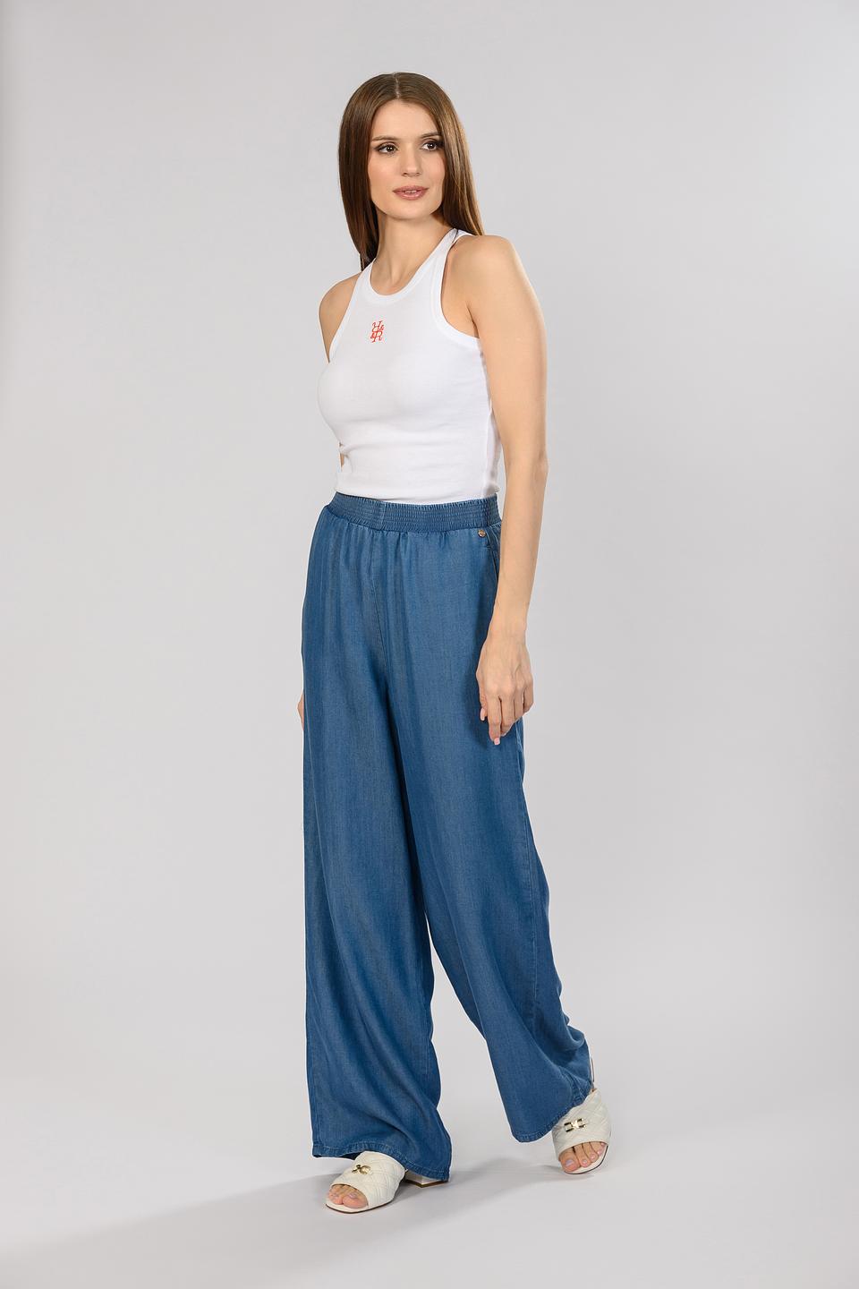 Брюки клёш Rich and Royal деним