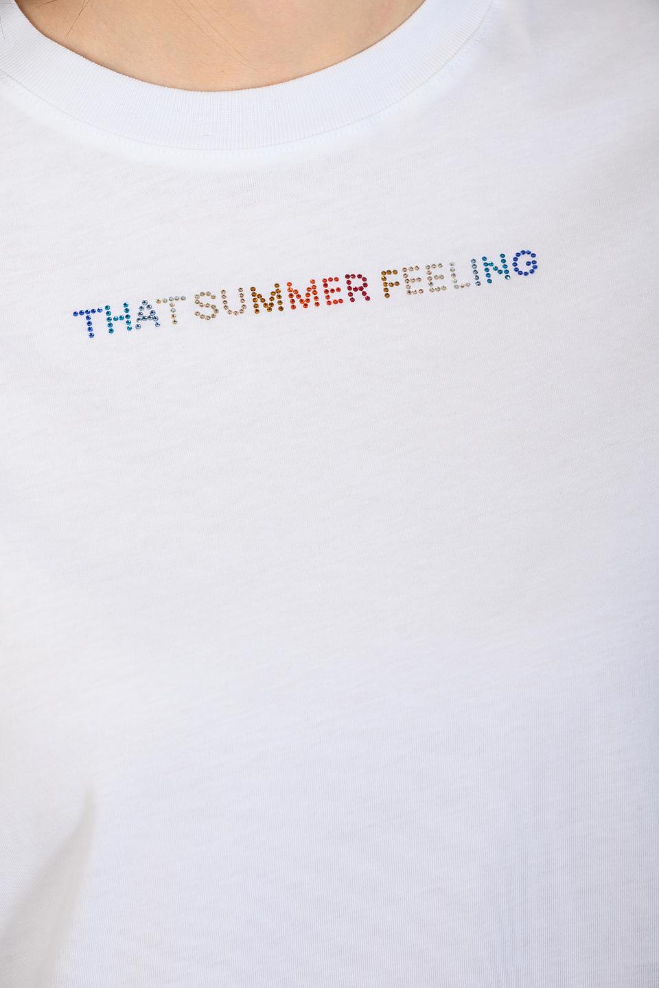 Футболка Rich and Royal женская белая с принтом