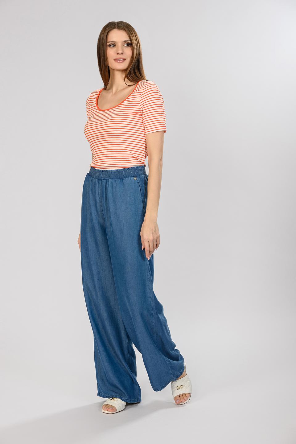 Футболка Rich and Royal в полоску оранжевая