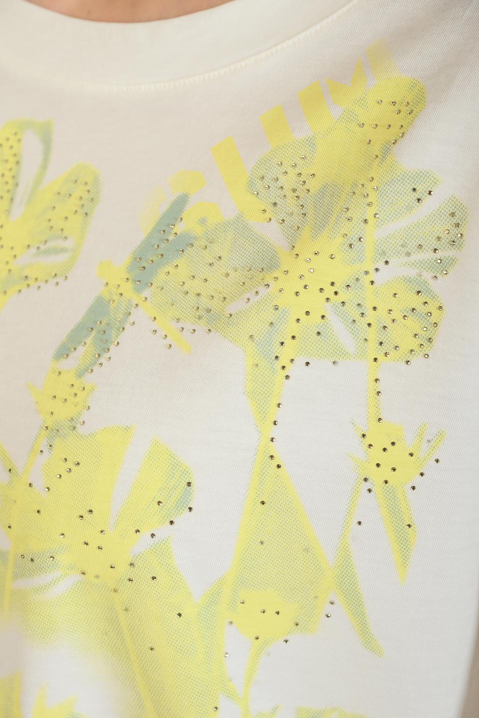 Футболка Marc Cain с принтом лайм