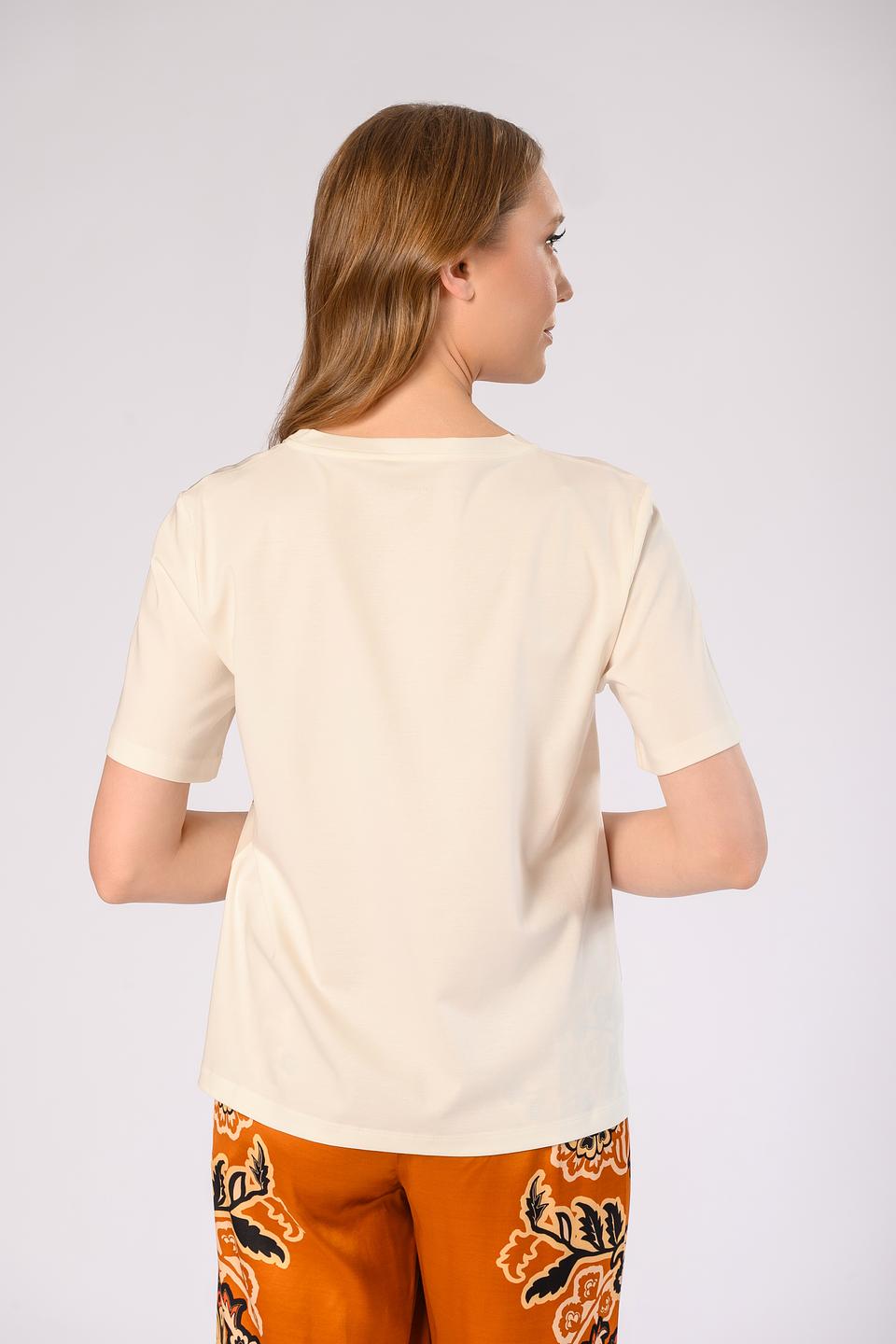 Блуза Marc Cain с цветочным принтом