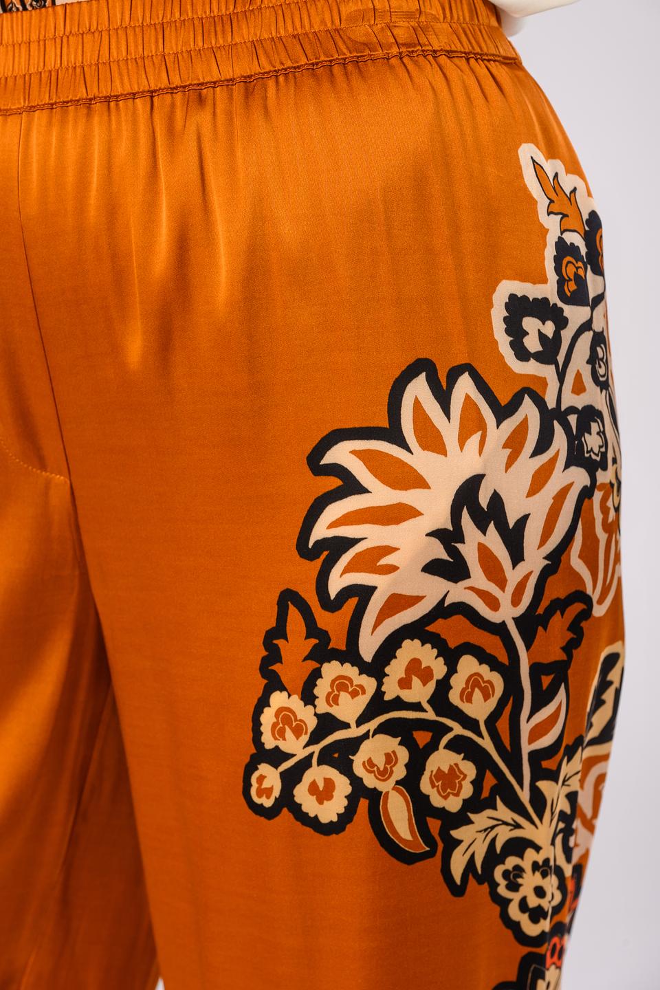 Брюки Marc Cain с цветочным принтом