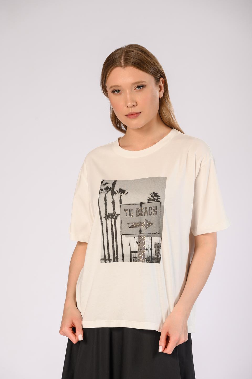 Футболка Icona с принтом "To Beach"